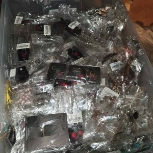 Paparazzi Jewelry 100 Pc LOT Necklaces Rings Earrings Bracelets Hair Clips NWT
